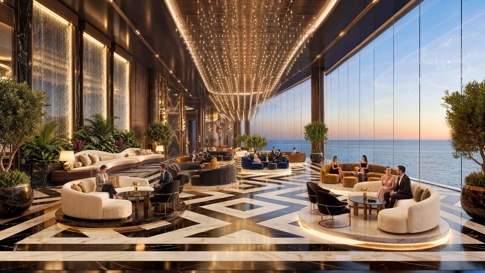 Clubhouse lounge